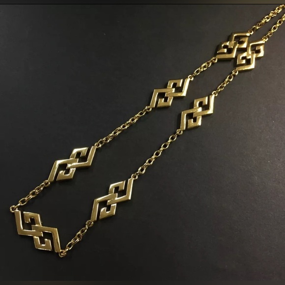 ❌SOLD❌ Givenchy Double G Gold Tone Chain Necklace - Picture 8 of 8